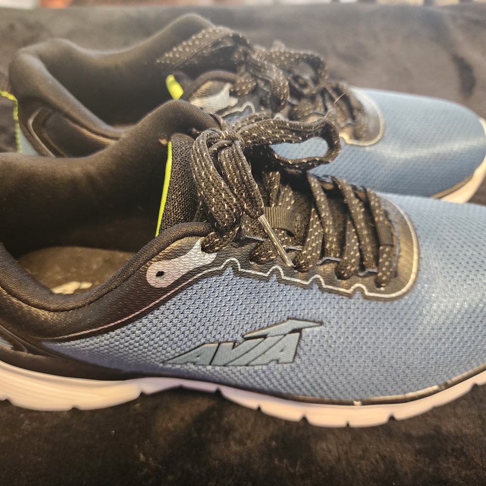 Avia Blue and Black Running Sneakers
